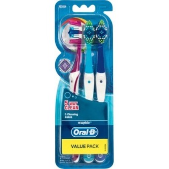 Coles Oral b complete clean 5 way toothbrush 3 pack offer