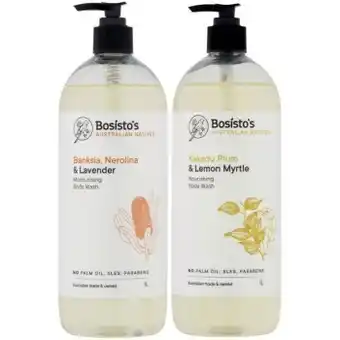 Coles Bosisto’s body wash 1 litre offer