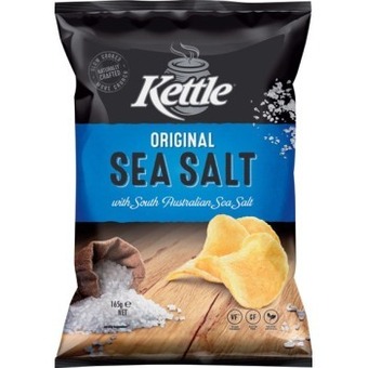 IGA Kettle potato chips 150-165g selected varieties offer