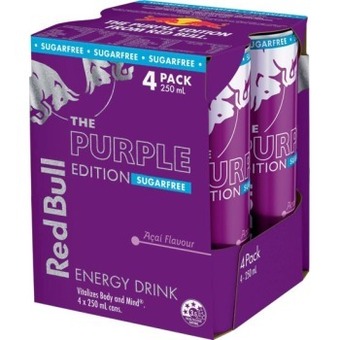 IGA New red bull energy drink 4x250ml selected varieties offer