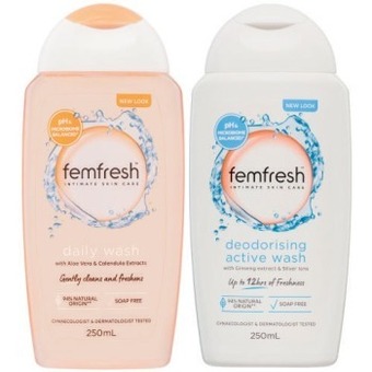 Coles Femfresh daily wash or triple action deodorising wash 250ml offer