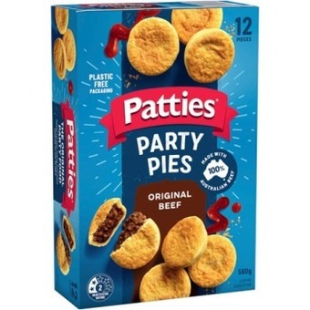 IGA Patties party pies, sausage rolls or pasties 12 pack offer