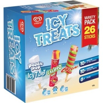 IGA Streets icy treats 26 pack offer