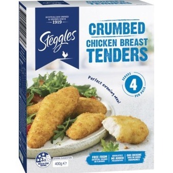 IGA Steggles chicken breast tenders 400g selected varieties offer