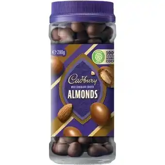 IGA Cadbury chocolate coated nuts or fruits 280-340g selected varieties* offer