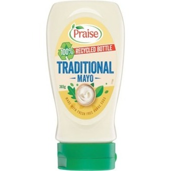 IGA Praise traditional mayo 365g or 99% fat free 410g offer