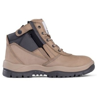 RSEA Safety Mongrel zipsider lace up safety boots - stone offer