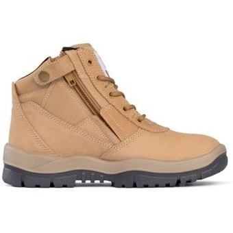RSEA Safety Mongrel zipsider lace up safety boots - wheat offer