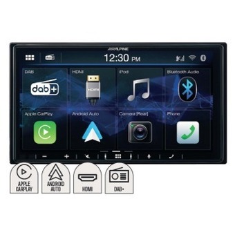 Autobarn Alpine 7” 200w av carplay android auto dab+ receiver offer
