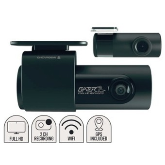 Autobarn Gator full hd dual recording wi-fi gps dash cam 32gb offer