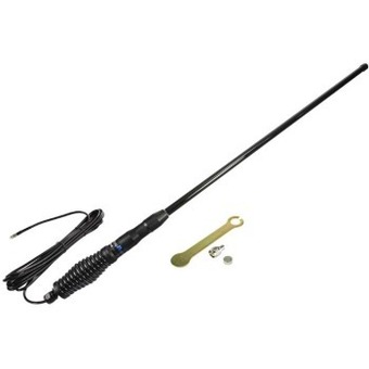 Autobarn Aerpro 107cm 6dbi uhf heavy duty fibreglass radome antenna black offer