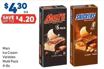 Foodland Mars Ice Cream Varieties Multi Pack 4-6s offer