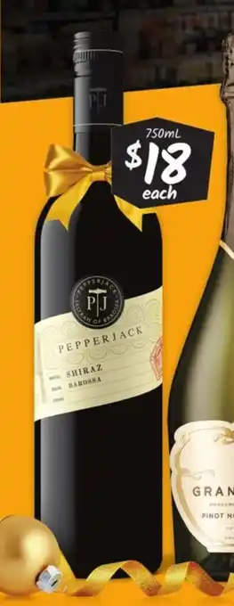 Cellarbrations Pepperjack Range 750ml offer