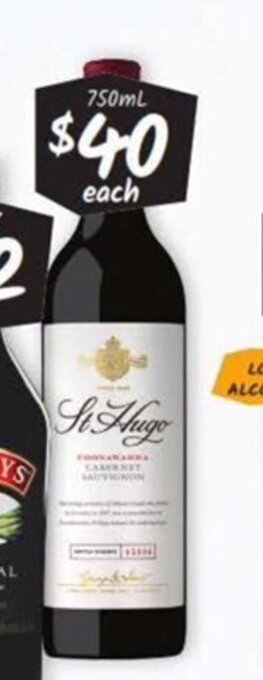 Cellarbrations St Hugo Range 750ml offer