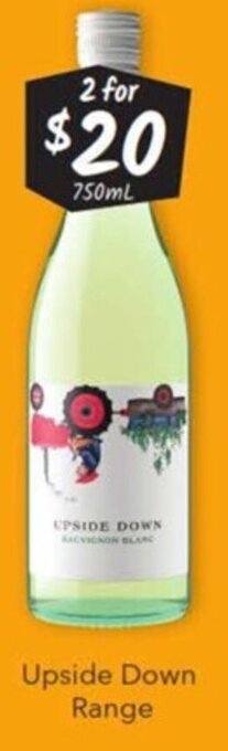 Cellarbrations Upside Down Range 750ml offer
