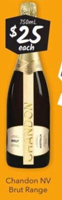 Chandon NV Brut Range 750ml