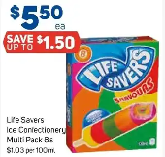 Foodland Life Savers Ice Confectionery Multi Pack 8s offer