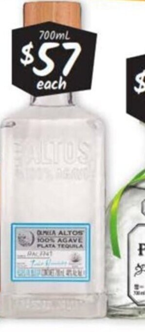 Olmeca Altos Plata Tequila 700ml