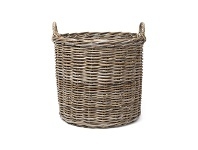 LivingStyles Helmsley Cane Round Storage Basket, Large offer