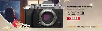 Camera House New fujifilm x-t5 body offer