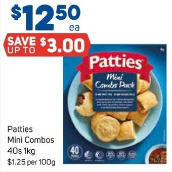 Foodland Patties Mini Combos 40s 1Kg offer
