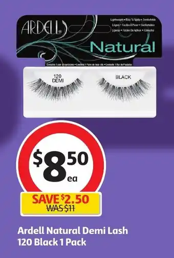 Ardell Natural Demi Lash 120 Black 1 Pack