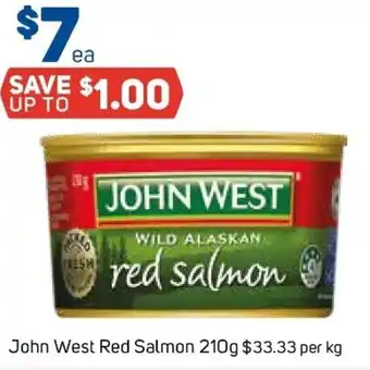 Foodland John West Red Salmon 210g offer