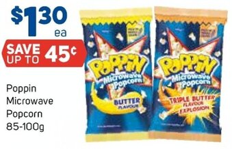 Foodland Poppin Microwave Popcorn 85-100g offer