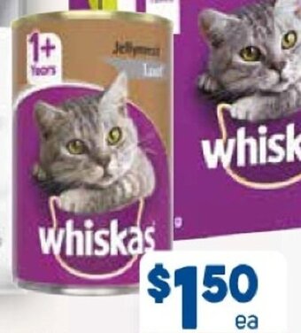 Foodland Whiskas Cat Food 400g offer