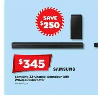 Joyce Mayne Samsung 3.1-channel soundbar with wireless subwoofer offer