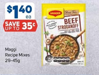 Foodland Maggi Recipe Mixes 29-45g offer