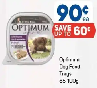 Foodland Optimum Dog Food Trays 85-100g offer