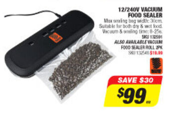 Autobarn 12/240V Vacuum Food Sealer offer