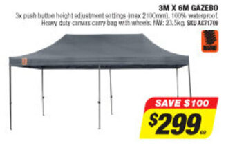 Autobarn 3M x 6M Gazebo offer