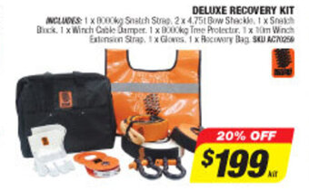Autobarn Deluxe Recovery Kit offer
