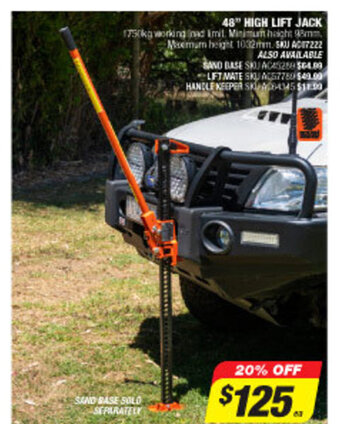 48" High Lift Jack