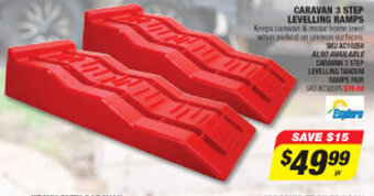 Autobarn Caravan 3 Step Levelling Ramps offer