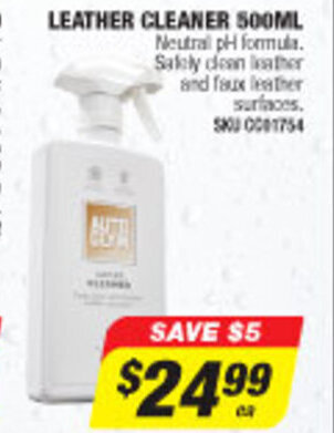 Autobarn Leather Cleaner 500ml offer