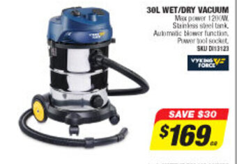 Autobarn 30L Wet/Dry Vacuum offer