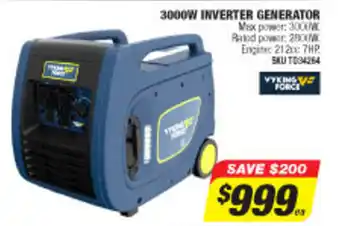 Autobarn 3000W Inverter Generator offer