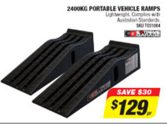 Autobarn 2400kg Portable Vehicle Ramps offer