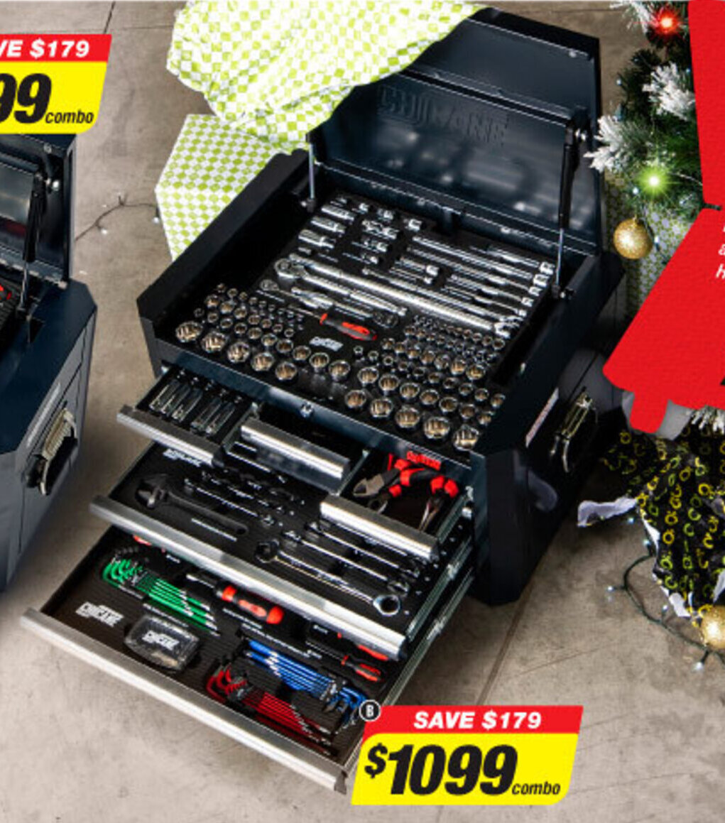 246 Piece Tool Set 26" 7 Drawer Tool Chest offer at Autobarn