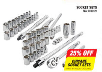 Autobarn Chicane Socket Sets offer