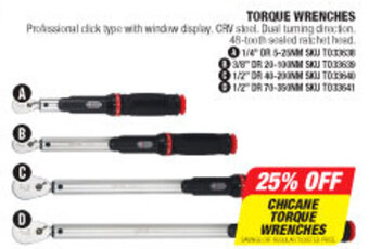 Autobarn Torque Wrenches offer