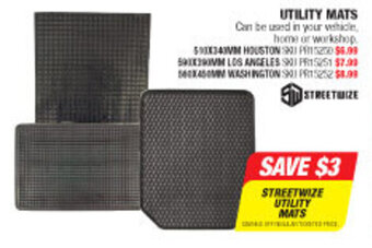 Autobarn Streetwize - Utility Mats offer