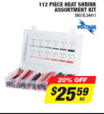 Autobarn Voltage - 112 Piece Heat Shrink Assortment Kit offer