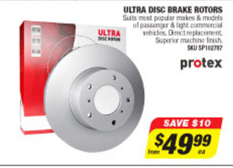 Autobarn Protex - Ultra Disc Brake Rotors offer