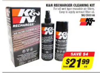 Autobarn K&N Recharger Cleaning Kit offer