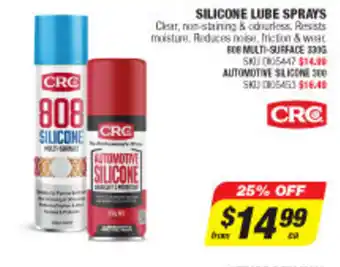 Silicone Lube Sprays