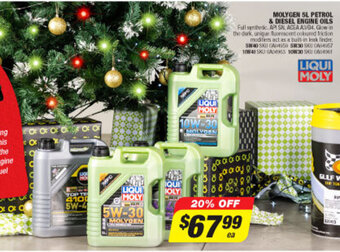 Autobarn Molygen 5L Petrol & Diesel Engine Oils offer